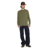 T-shirt homme regular manches longues jersey160GSM print devant Flynn