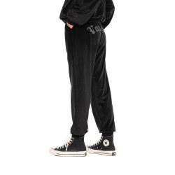 Pantalon de jogging femme envelours avec poches et strass Velvet