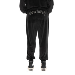 Pantalon de jogging femme envelours avec poches et strass Velvet