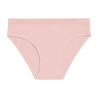 Lot de 3 slips femmeen coton uni et imprimé ceinture fine 2cm BGP