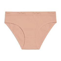 Lot de 5 slips femmeen coton uni ceinture fine 2cm Class