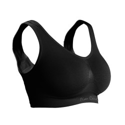 Lot de 3 brassières femme en polyamide unie modèle Actif