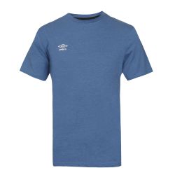 T-shirt homme uni col rond regular en coton avec logo brodé 618290