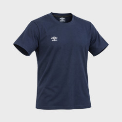 T-shirt homme uni col rond regular en coton avec logo brodé 618290