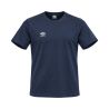 T-shirt homme uni col rond regular en coton avec logo brodé 618290