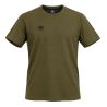 T-shirt homme uni col rond regular en coton avec logo brodé 618290