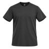 T-shirt homme uni col rond regular en coton avec logo brodé 618290