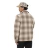 Sur Chemise homme en flanelle à carreaux doublée sherpa Heaven