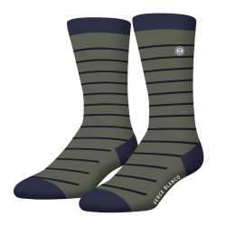 Lot de 6 paires de chaussettes de ville homme rayées modèle A