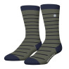 Lot de 6 paires de chaussettes de ville homme rayées modèle A