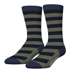 Lot de 6 paires de chaussettes de ville homme rayées modèle A