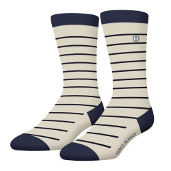 Lot de 6 paires de chaussettes de ville homme rayées modèle A