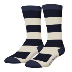Lot de 6 paires de chaussettes de ville homme rayées modèle A