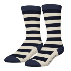 Lot de 6 paires de chaussettes de ville homme rayées modèle A