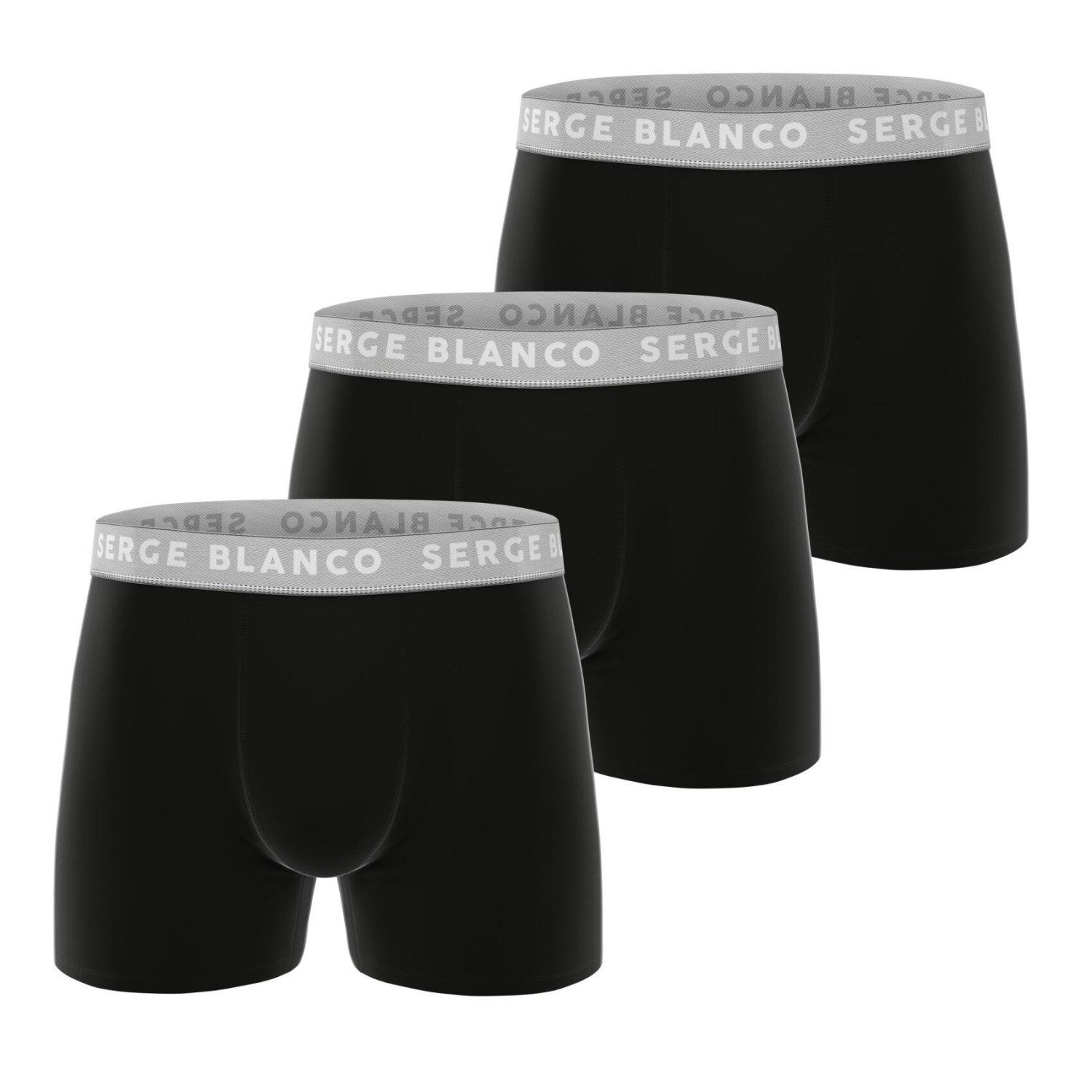 Lot de 3 boxers homme en coton uni Premium