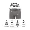 Lot de 3 boxers homme en coton uni Premium