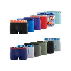 Lot de 12 boxers homme en coton modèles aléatoires Pack surprise