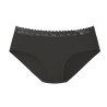 Lot de 3 culottes femme en coton uni et ceinture en dentelle Uni