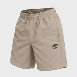 Short de sport homme avec poches zippées et logo thermocollé 484500