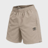 Short de sport homme avec poches zippées et logo thermocollé 484500