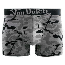 Lot de 2 boxers homme en coton imprimé et uni Concrete