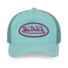 Casquette trucker en velours avec filet et badge Kylie