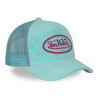 Casquette trucker en velours avec filet et badge Kylie