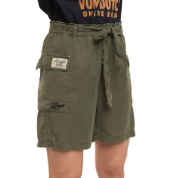 Short long fluide femme en tencel avec broderie Peppebag