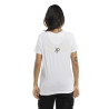 Tee shirt femme avec poche et badge Strass