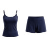 Ensemble pyjama femme caraco et short en coton jersey FPS4269