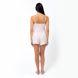Ensemble pyjama femme caraco et short en coton jersey FPS4269