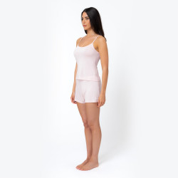 Ensemble pyjama femme caraco et short en coton jersey FPS4269