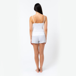 Ensemble pyjama femme caraco et short en coton jersey FPS4269